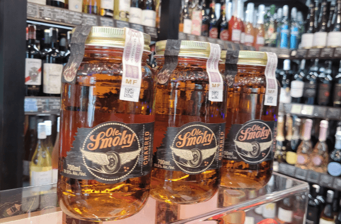 OLE SMOKY MOONSHINE CHARRED BOTTLES